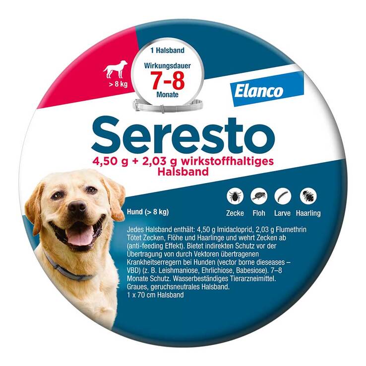 Seresto Halsband für große Hunde über 8 kg, 1 St
