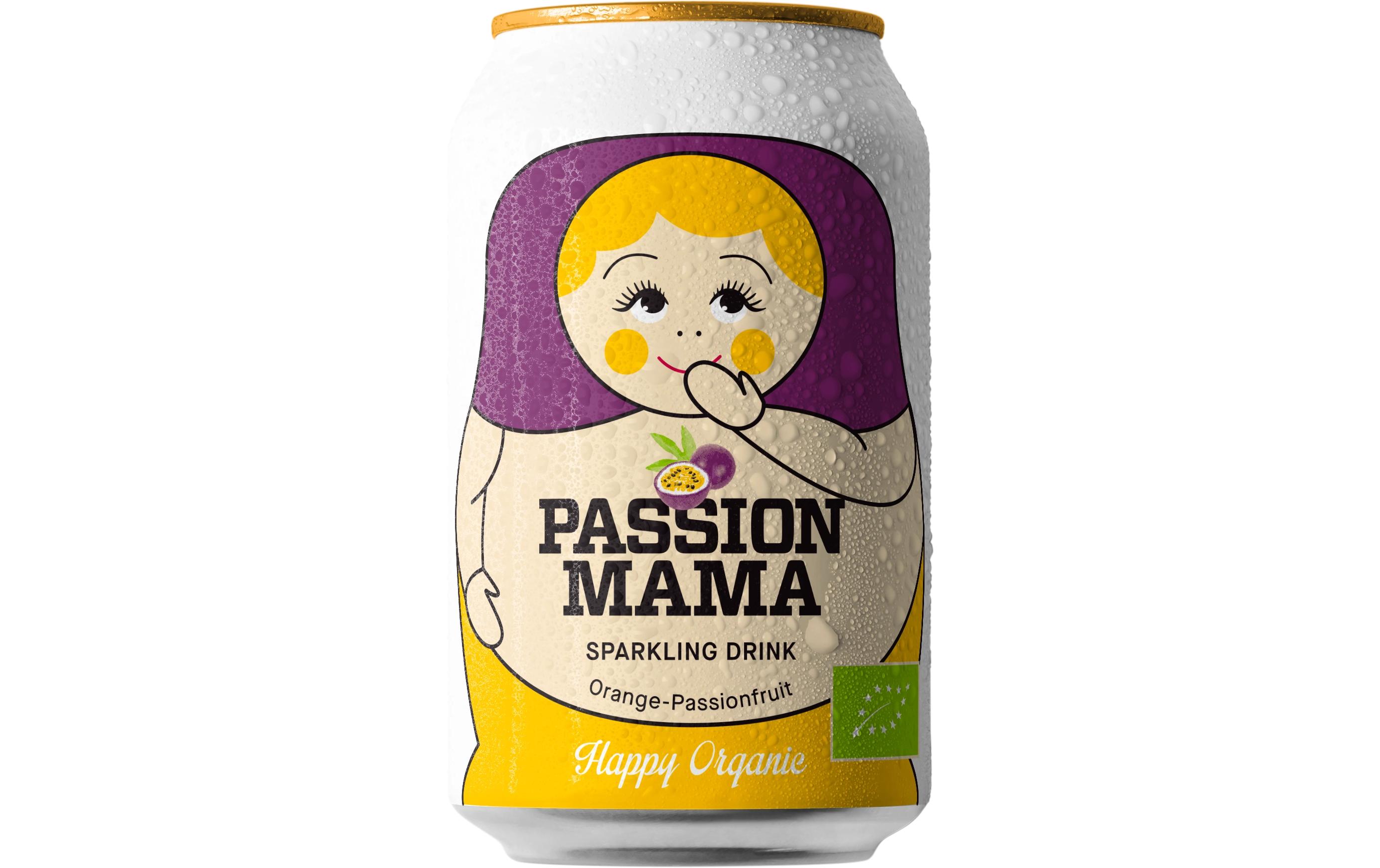 Bio Mama Limonade Passion 0.33 lErfrischendes Getränk mit Passionsfruchtgeschmack