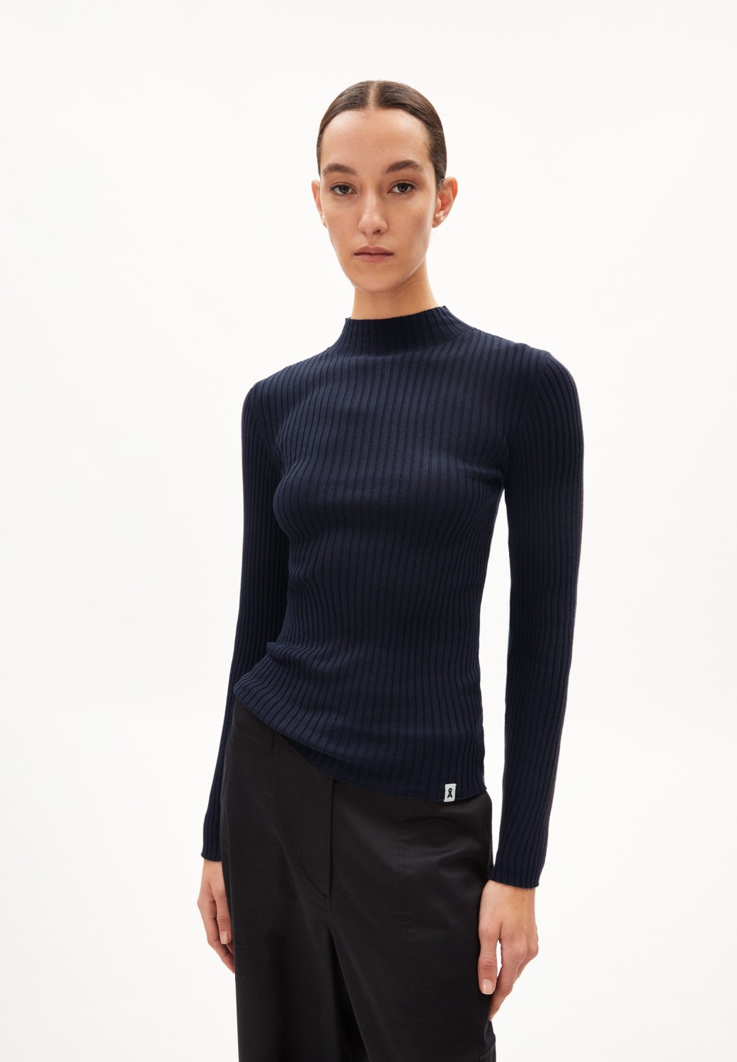 Armedangels Strickpullover Alaania Night Sky