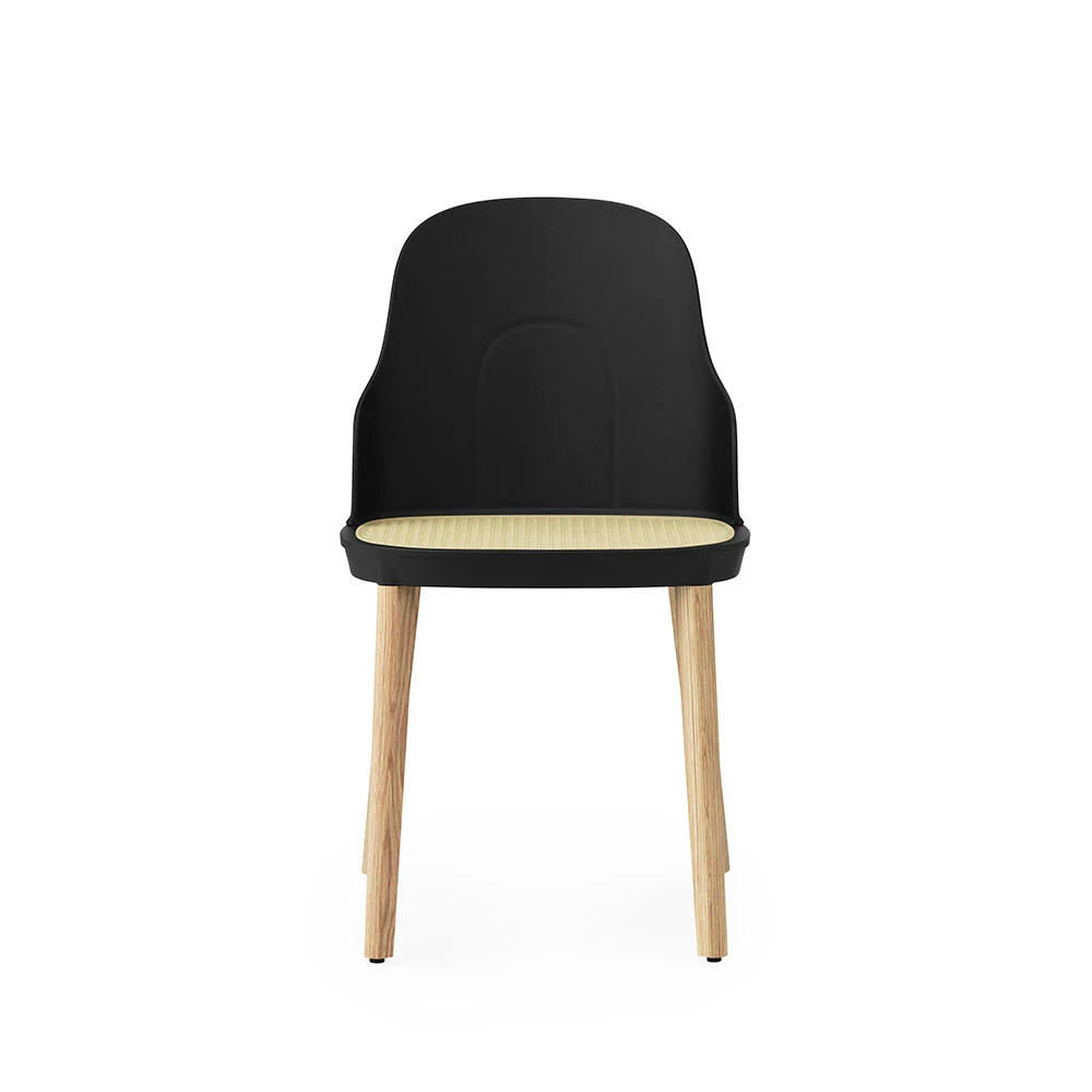 Normann Copenhagen  Allez stol, fletsæde - sort/egetræ