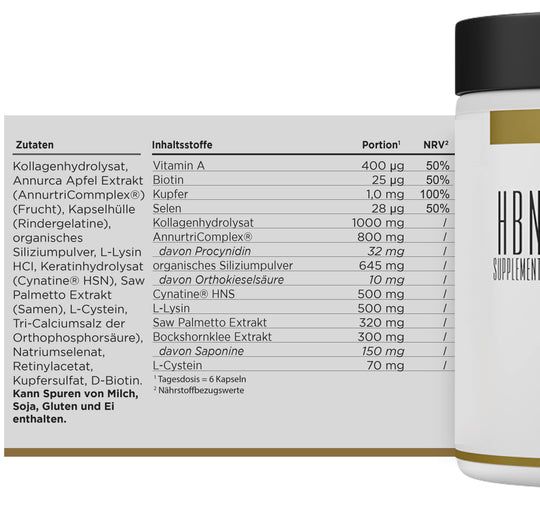 HBN Supplements - Hair Care