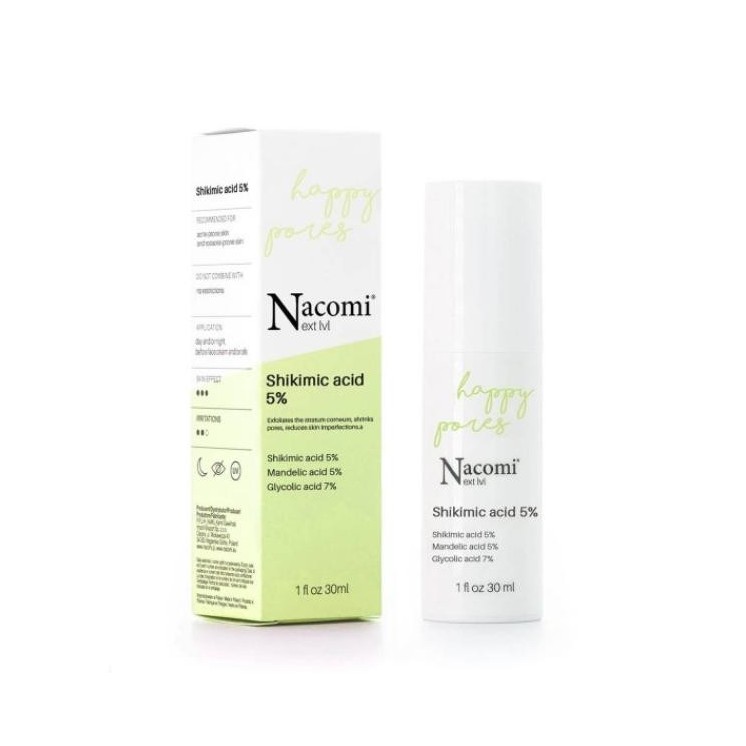 Nacomi Next Level Happy Poreg Shikiminezuur 5 % 30 ml