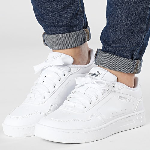 Baskets Femme Court Classy 395021 Puma White Puma Silver