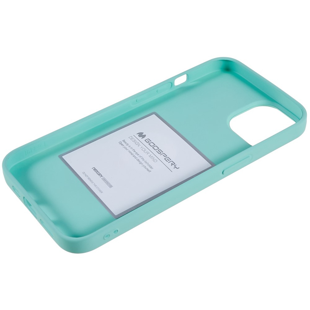 Mercury Goospery - iPhone 14 Gummi Case Hülle - Türkis (Matt)