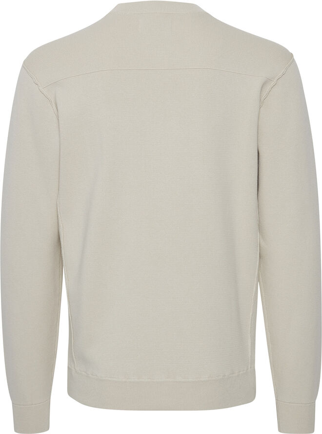 Casual Friday CFKARL crew neck knit Light sand