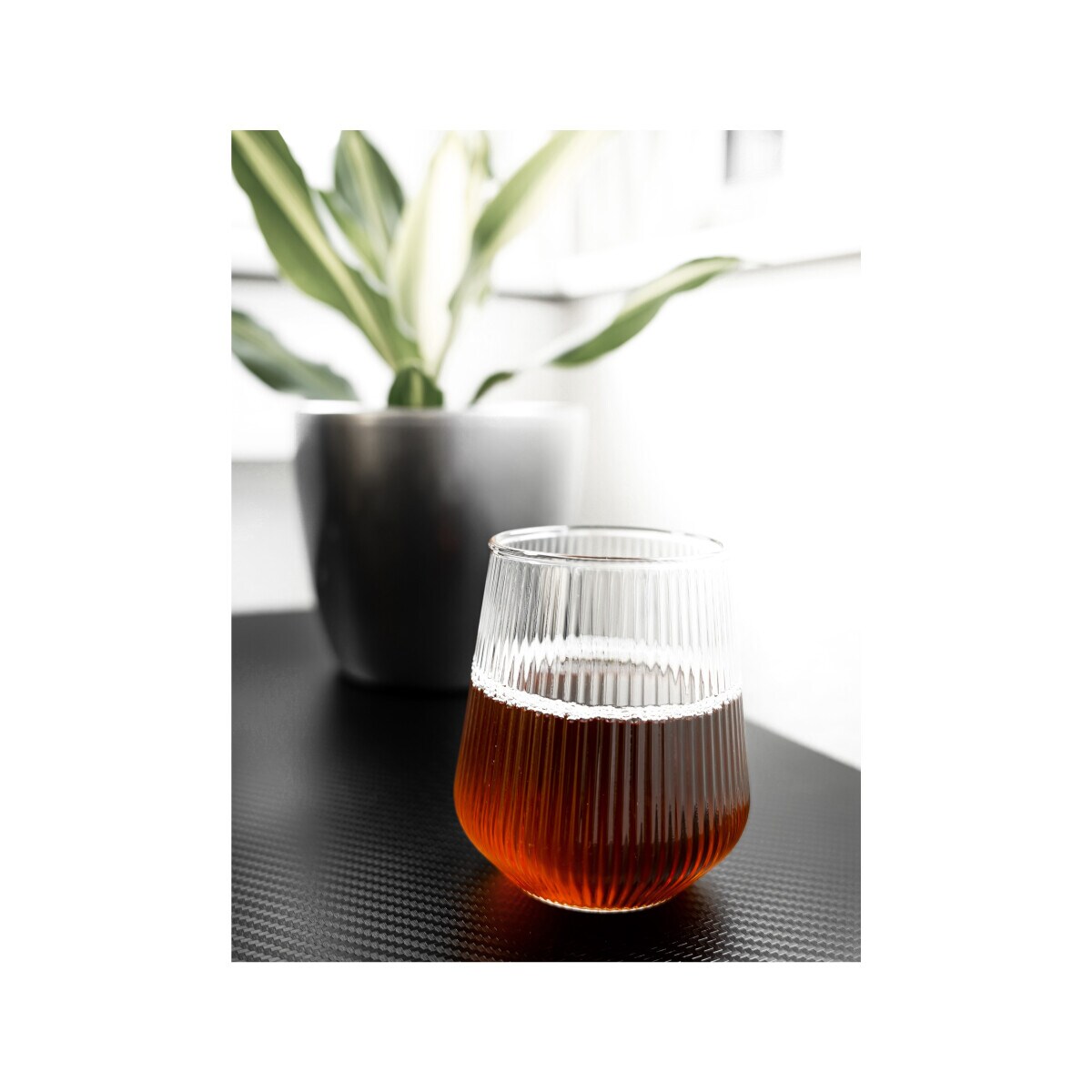Gläser Trinkgläser Set geriffeltt 430ml