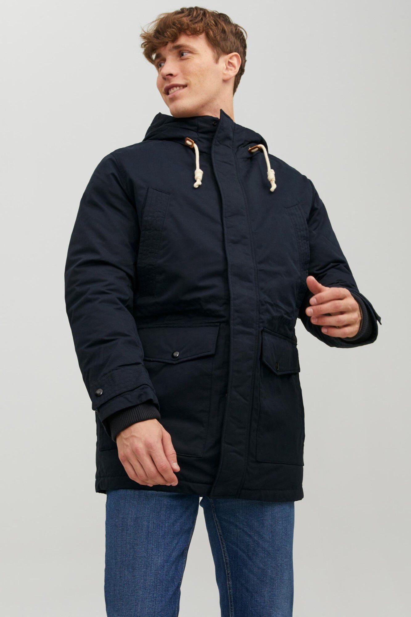 Parka com capuz