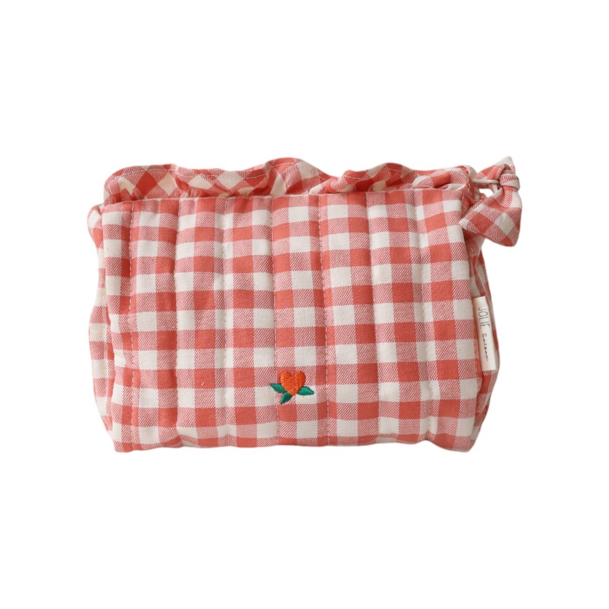 Trousse de toilette vichy - La petite poule rousse Jolie saison
