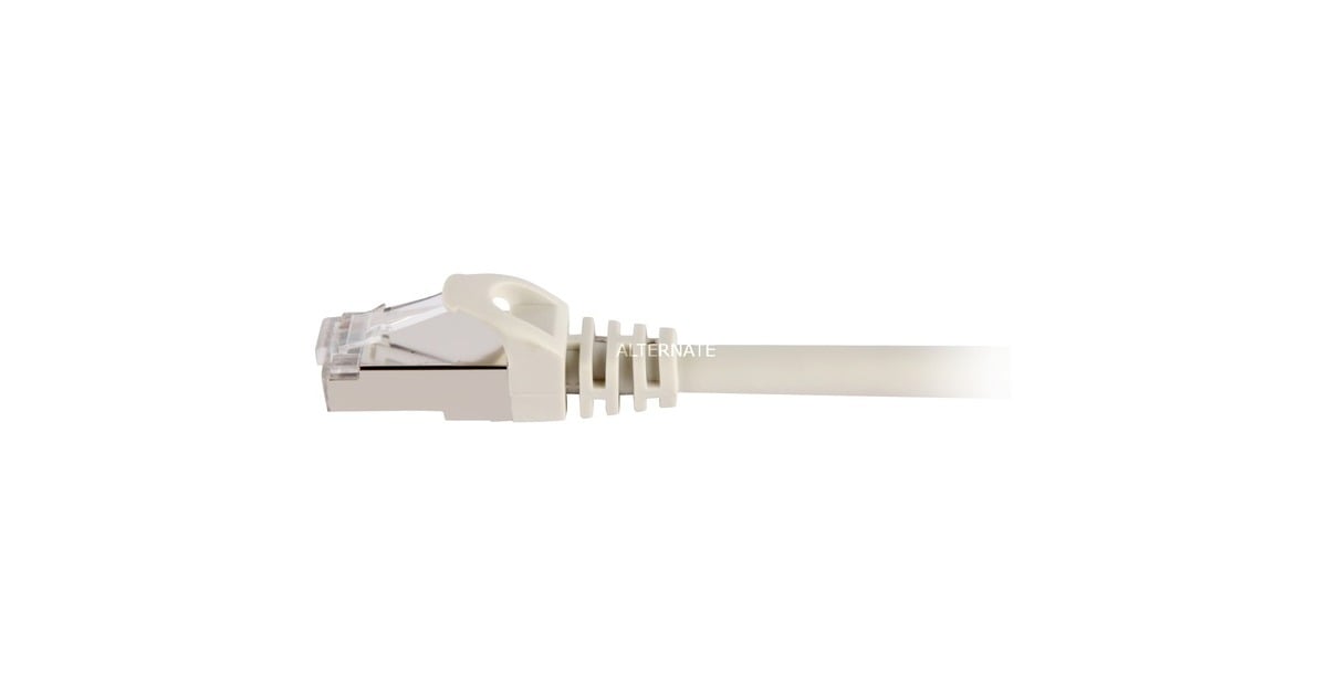 SharkoonPatchkabel SFTP, RJ-45 met Cat.6  (Grijs, 10 meter)