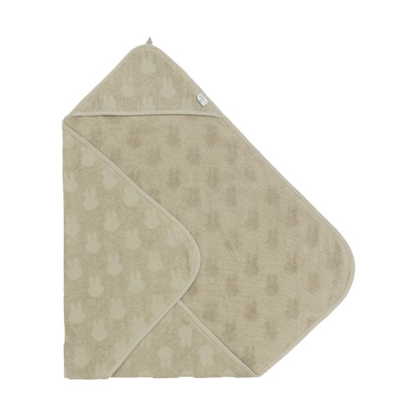 Jollein Miffy Jacquard Badcape - Badstof -  Nougat