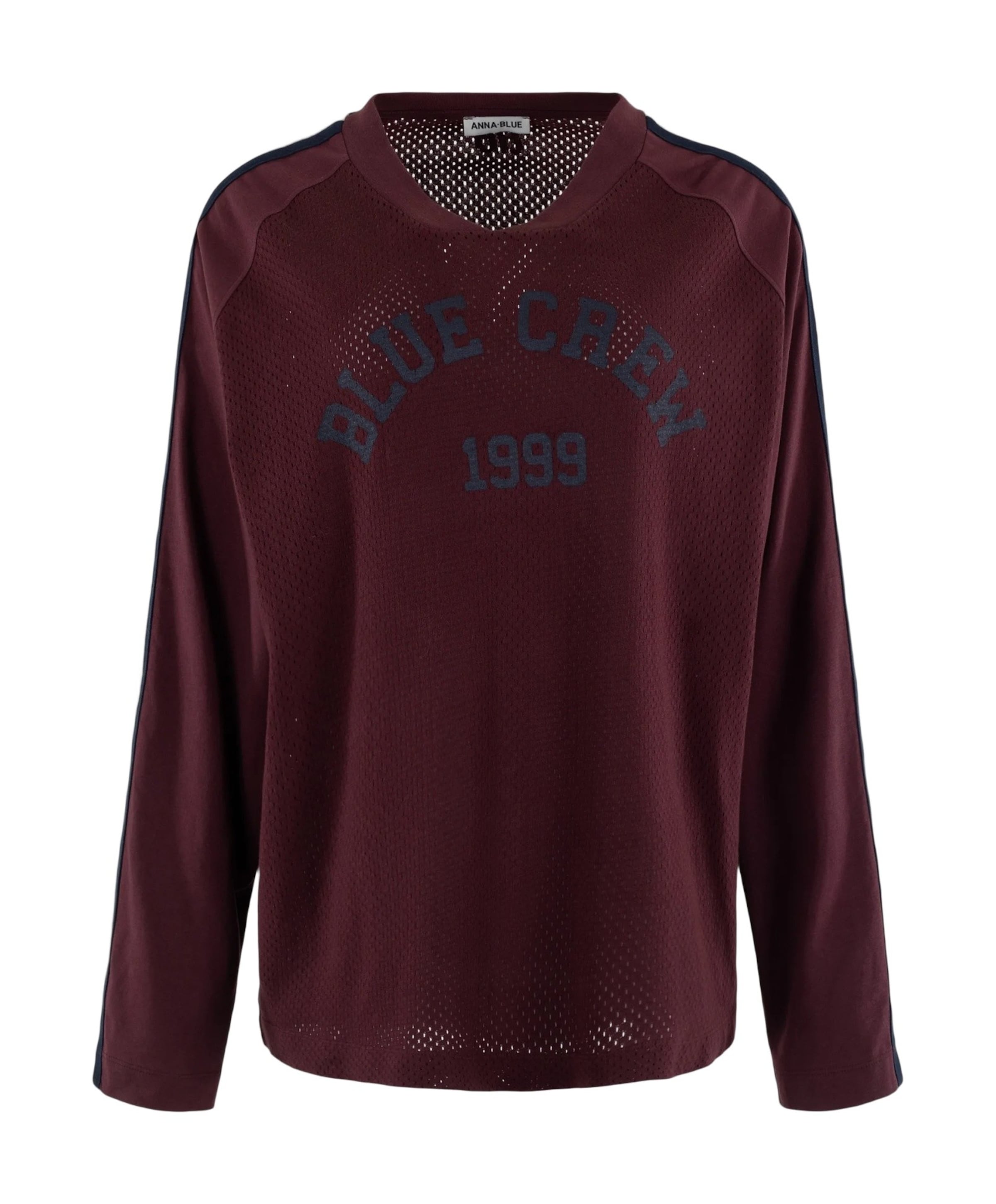 Anna Blue Dames longsleeve bordeaux