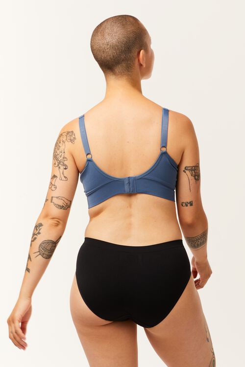 hipster femme, étanche et sans couture noir