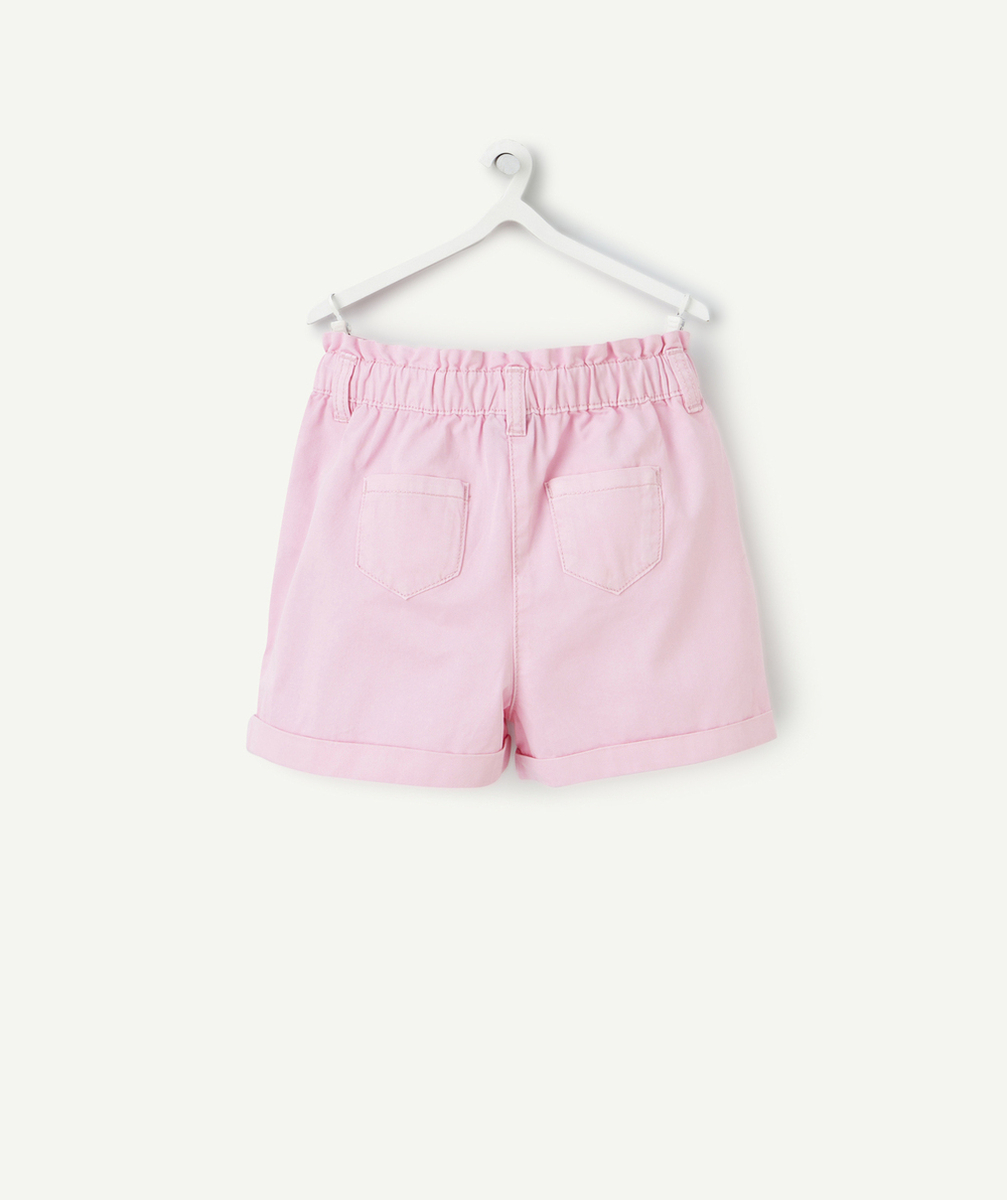 short droit bébé fille rose