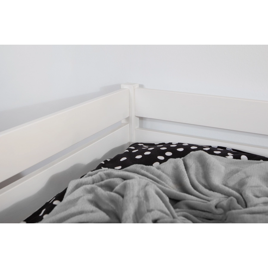 TICAA Sofabett Naomi 120x200 Kiefer massiv Weiß Weiß