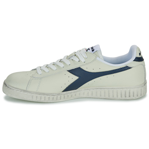 Diadora - GAME L LOW WAXED - Blanc / Bleu