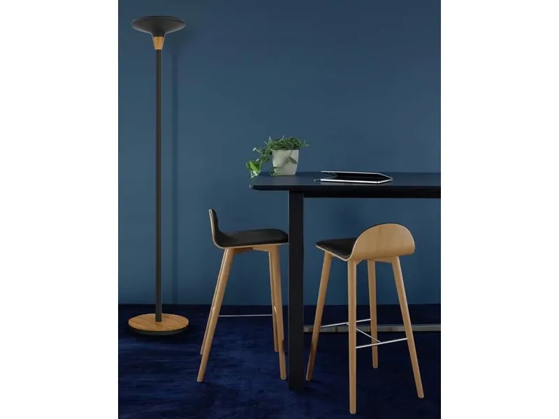 Gulvlampe Unilux Uplight Baly Bamboo LED