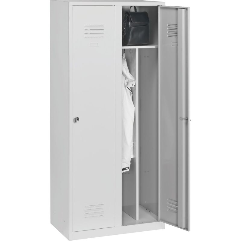 Vestiaire Budget 2 colonnes monobloc industrie salissante