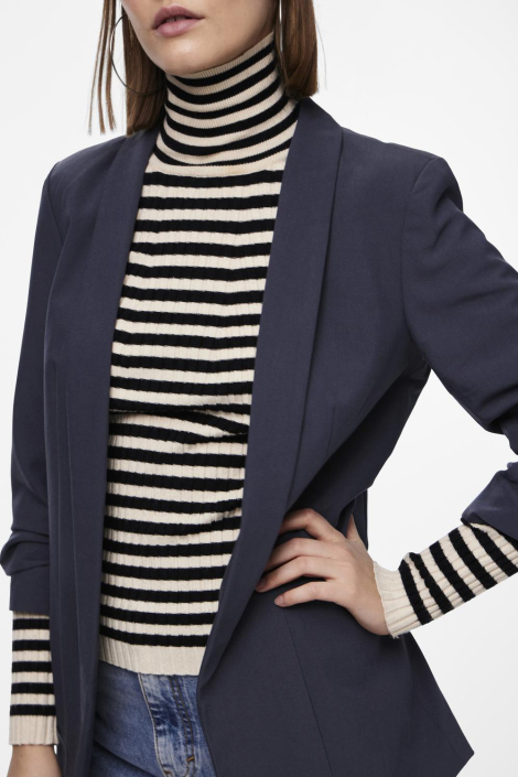 Pieces blauwe dames blazer