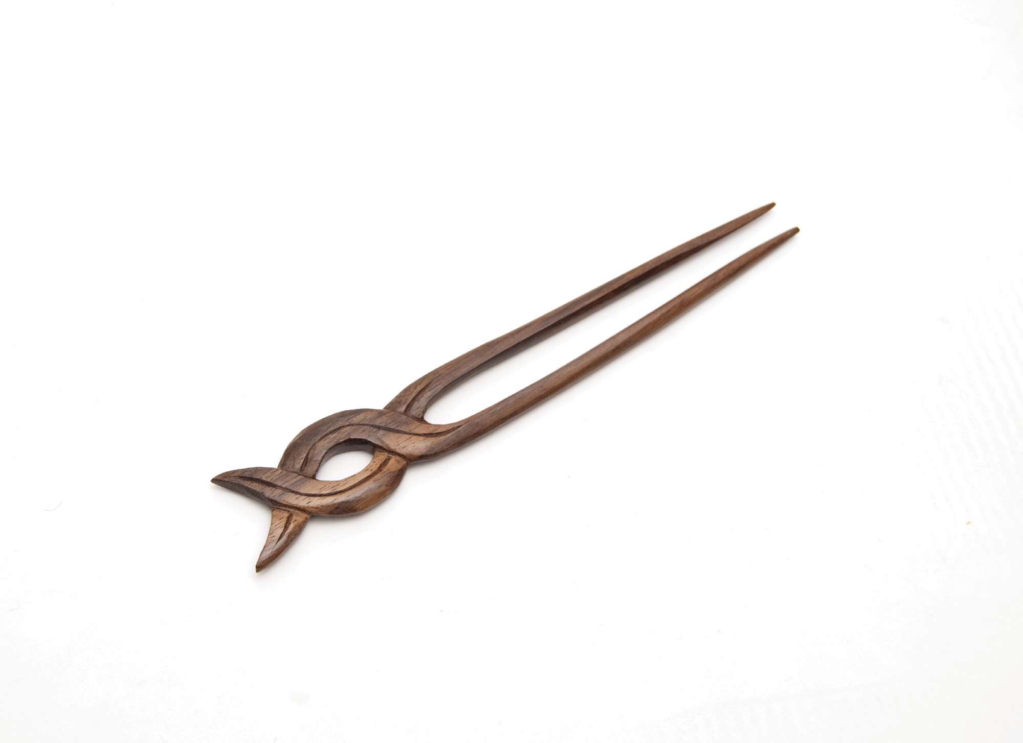 Haarstecker 'Loop' aus Holz, braun günstig bestellen