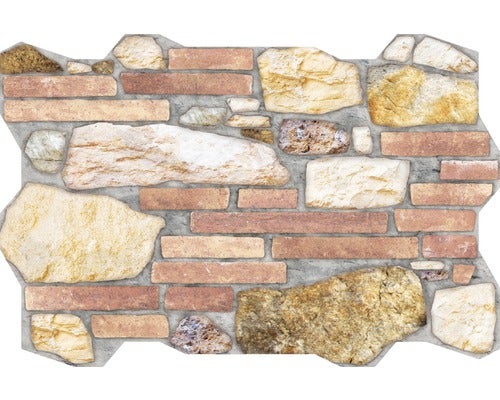 Porseleinen gevelbekledingspanelen Baluarte Natural 40x60cm