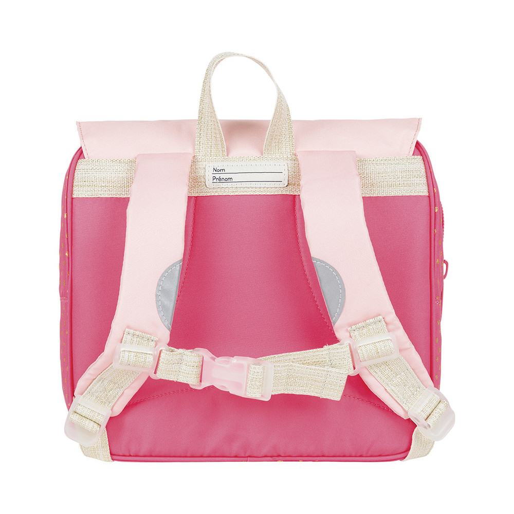 Cartable souple Fleur L'école des Tann's
