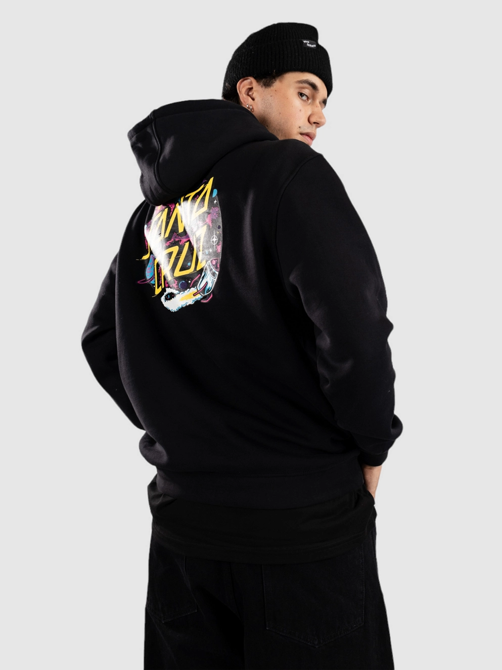Santa Cruz Space Dot Hoodie black
