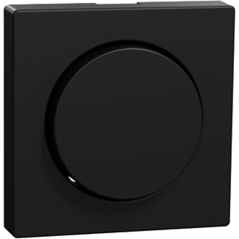 Schneider Electric Systeem-M centraalplaat dimmer Mat zwart