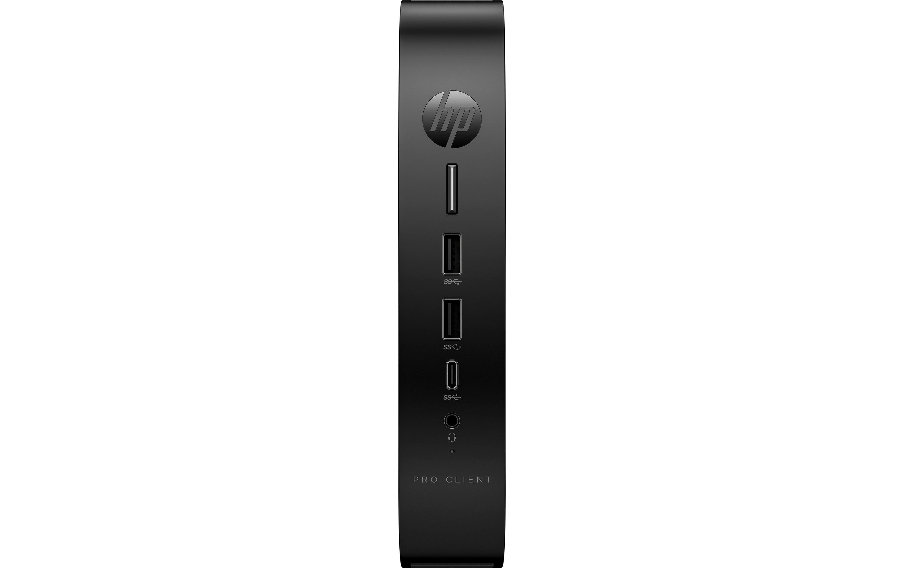 Thin Client t550 5H0M7EA Intel Celeron J6412<br>Thin-Client im winzigen USFF-Gehäuse für virtuelle Desktop-Lösungen mit vielen Sicherheitsfeatures