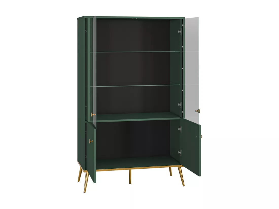 Vaissellier 4 portes Thalia Vert