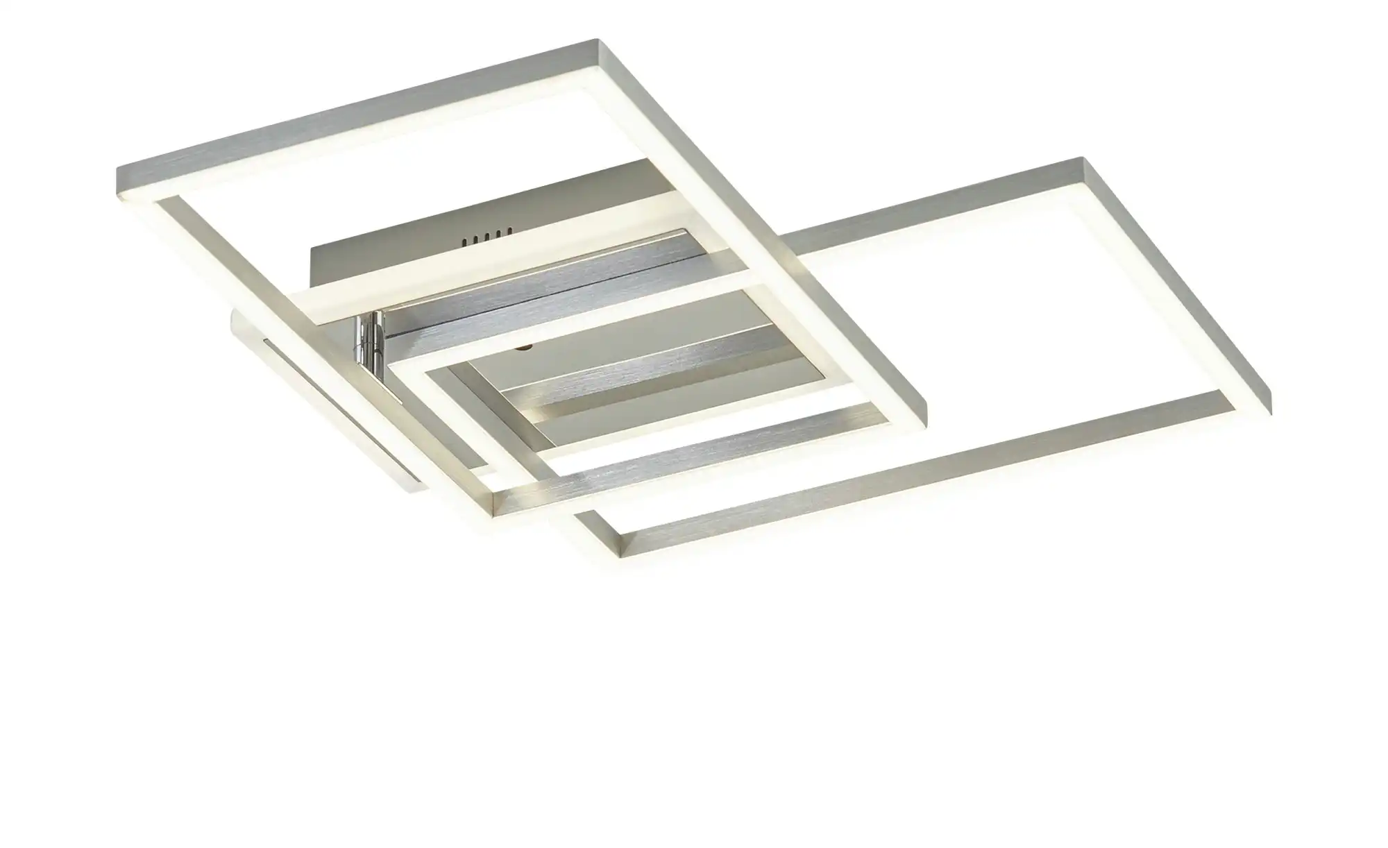 KHG LED-Deckenleuchte, chrom, ´rechteckig´ mit Fernbedienung