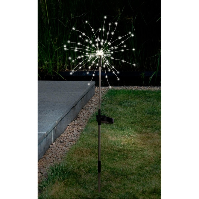 Solar LED Gartenstecker - Feuerwerk - aus Kunststoff - ca. 26 x 80 cm
