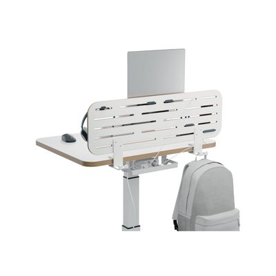 Leitz Ergo - Pegboard desk organizer - 2 crochets - carte MDF - blanc