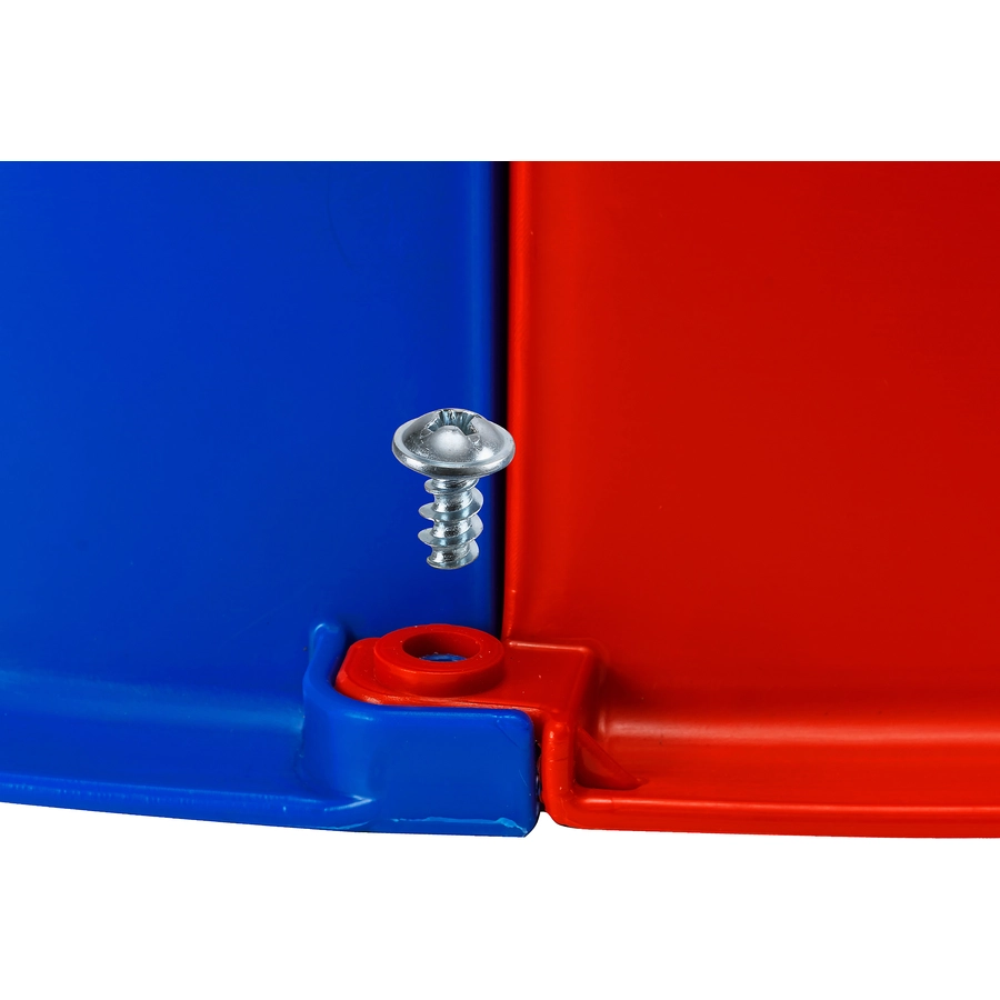 Twipsolino Sandkasten ohne Abdeckplane outdoor rot  blau