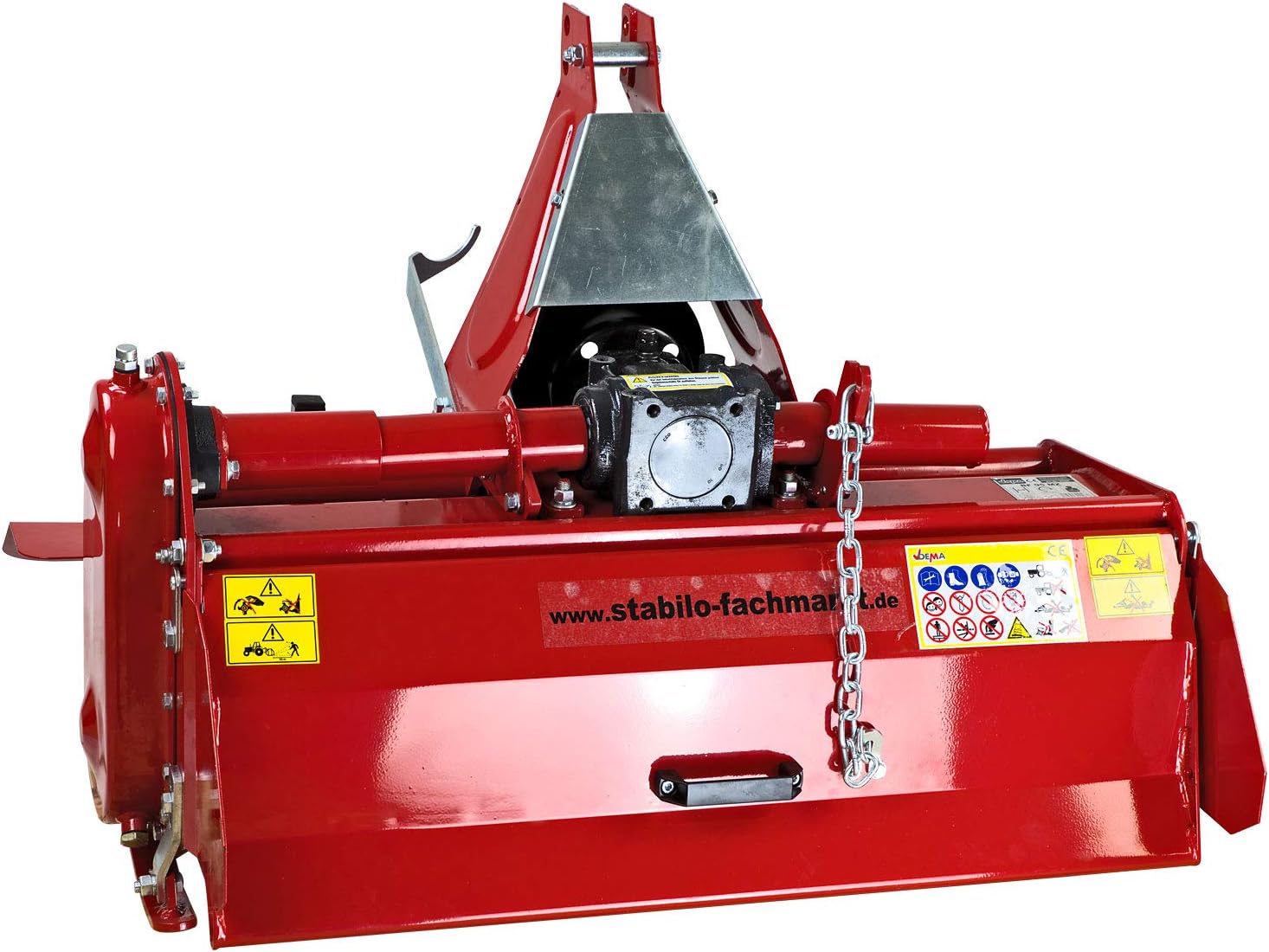 DEMA Bodenfräse 95cm – Ackerfräse, Heckfräse, Erdfräse, Traktorfräse – für Traktoren 20–30PS, robust, langlebig, ideal für Garten & Feld