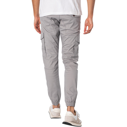 Jack & Jones - Pantalones Cargo Cónicos Paul Flake Gris