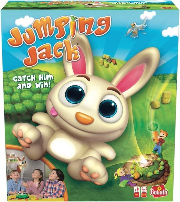 Goliath - Jumping Jack - Bordspel - Geschikt voor 2 tot 5 Spelers - Vanaf 4 Jaar