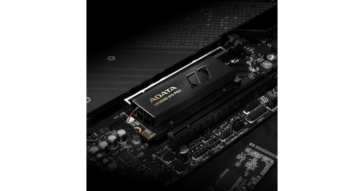 ADATALEGEND 970 PRO 2 TB SSD  (Zwart/goud, SLEG-970P-2TCI, PCIe Gen 5.0 x4, NVMe 2.0)