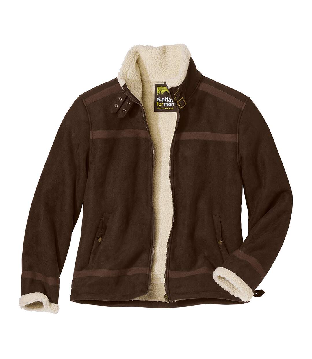 Blouson Aventurier Suédine Fourré Sherpa