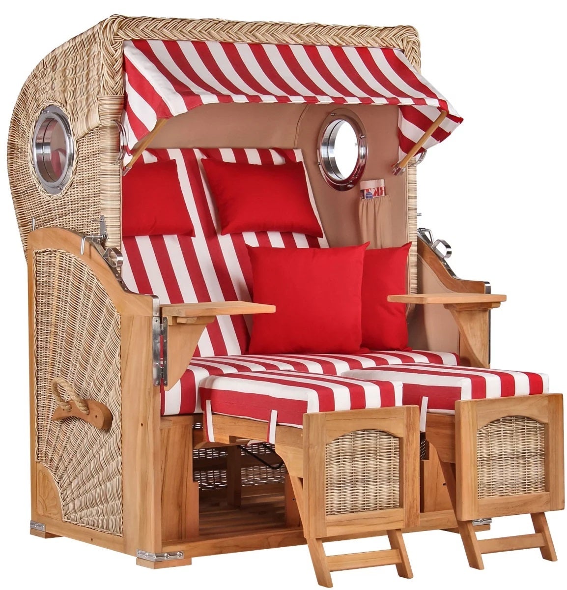Strandstoel Rantum Teak PE Shell Design 562