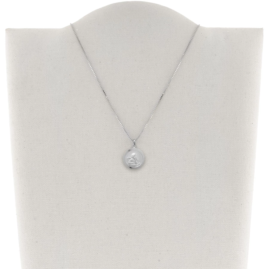 trendor Kinder-Halskette mit Schutzengel-Anhänger Silber 925 silver