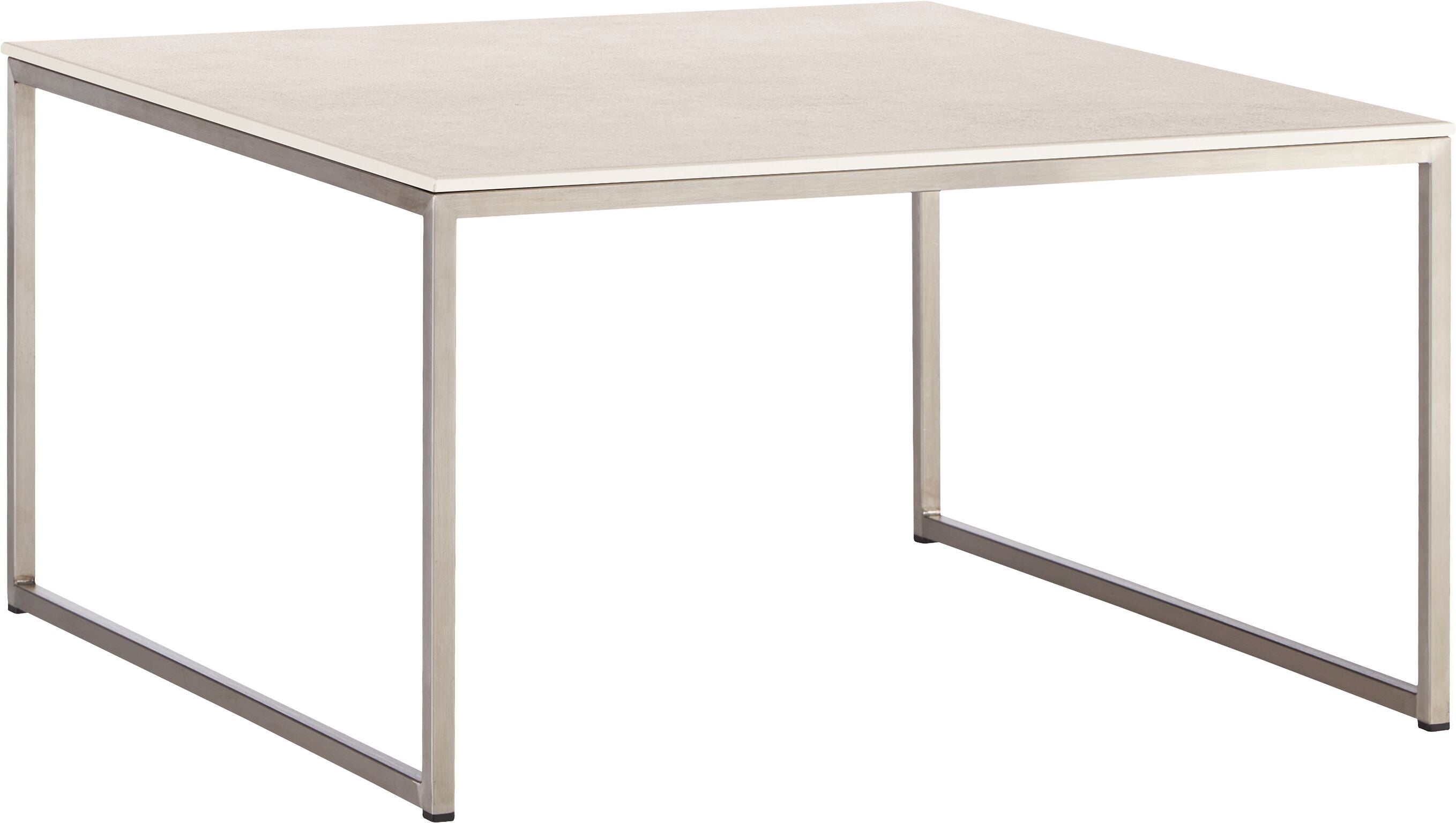 AVEA Salontisch - Lunar / Edelstahl / B: 65.0 cm x T: 65.0 cm x H: 35.8 cm