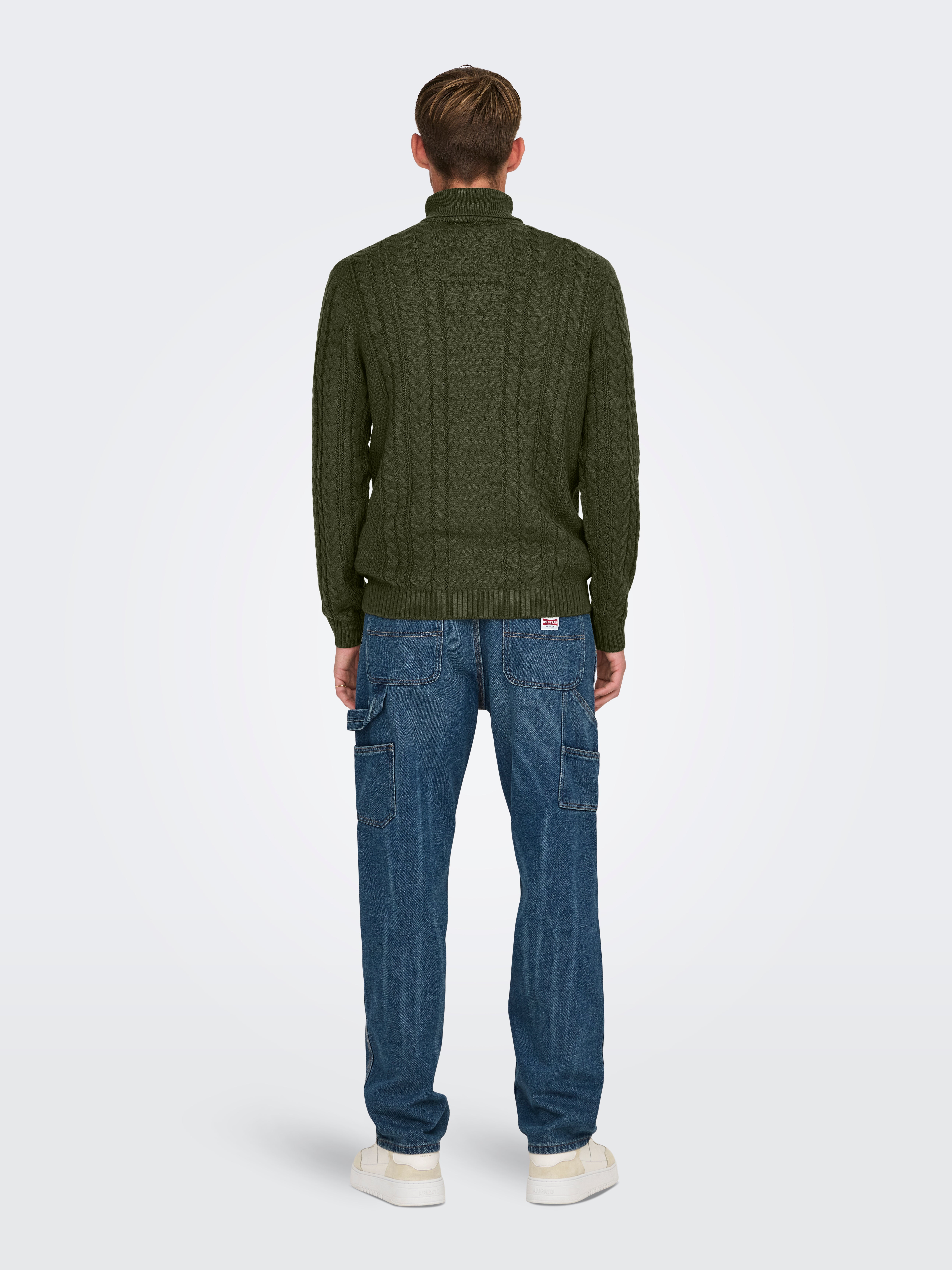 ONSFLETCHER Pullover Olive Night