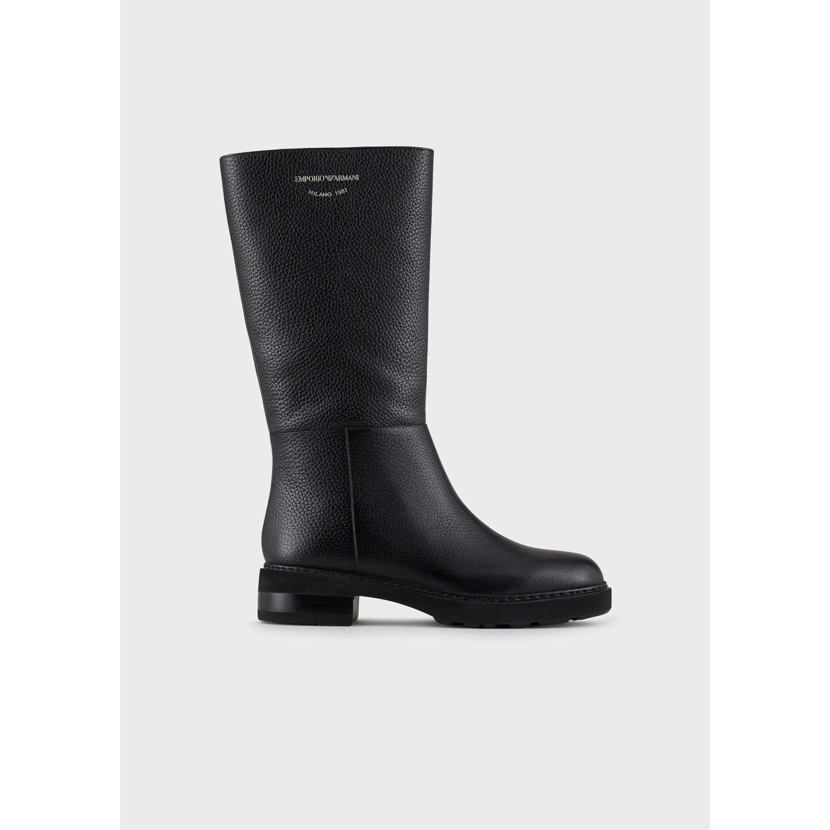 Emporio Armani Mid Calf Boots
