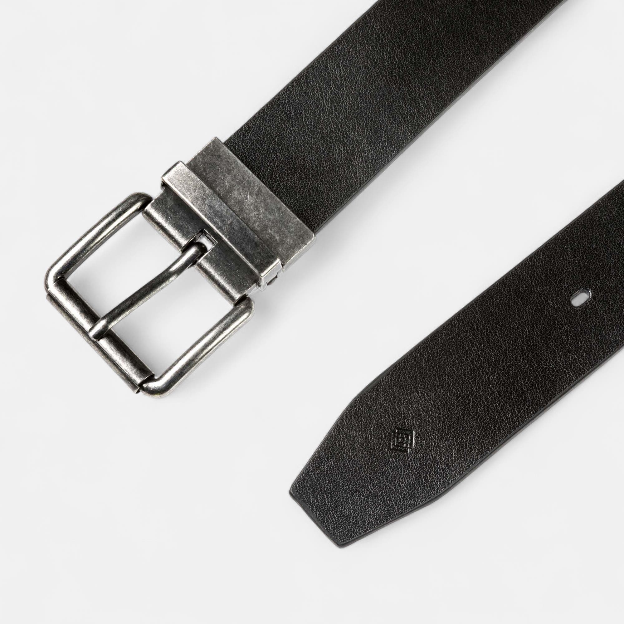 Ceinture en cuir noir