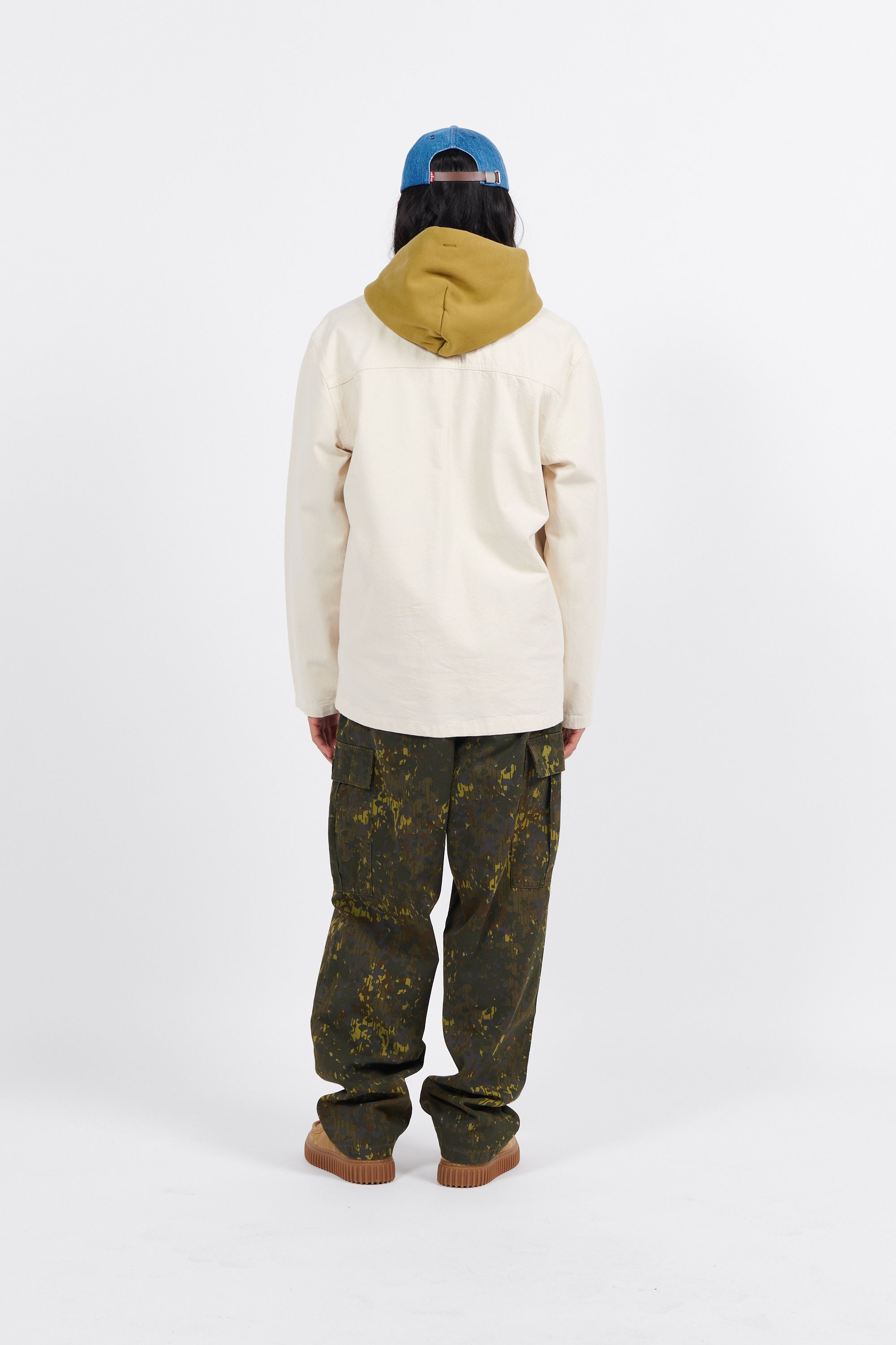 VANS Chemise HICKORY STRIPE DRILL CH Beige