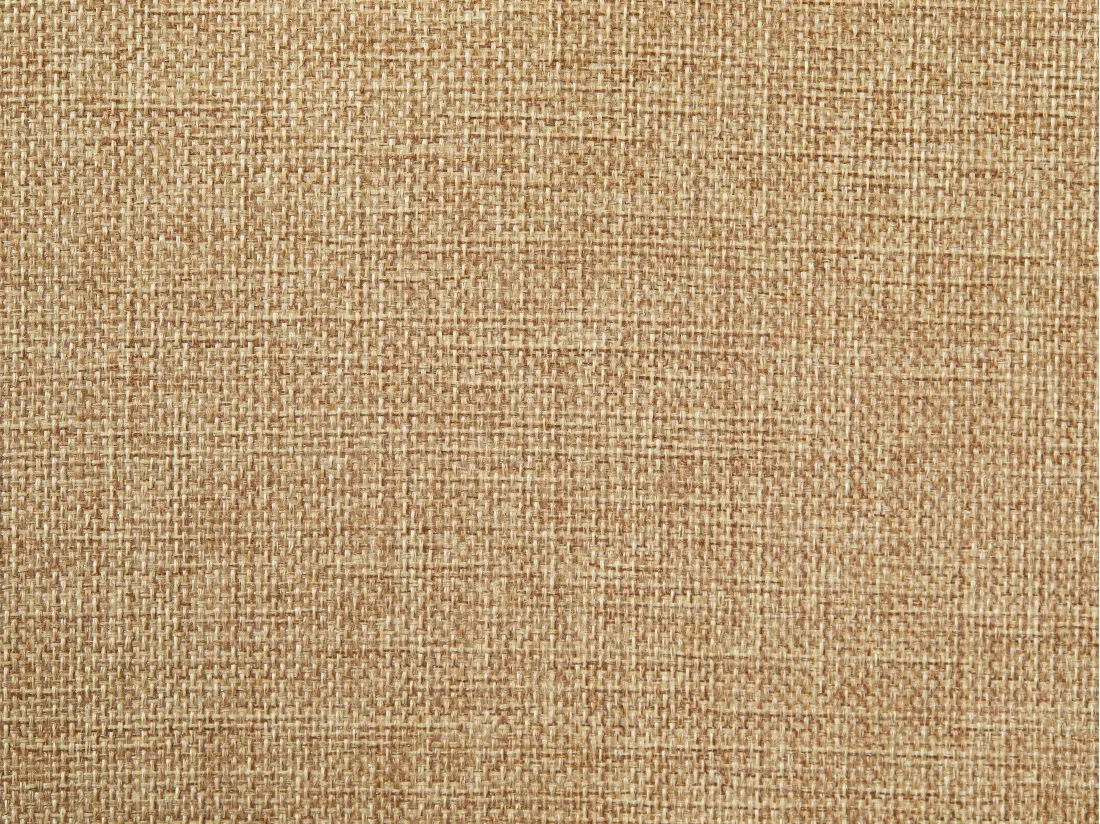 Lit coquillage 90 x 190 cm - Tissu - Beige - MOANA