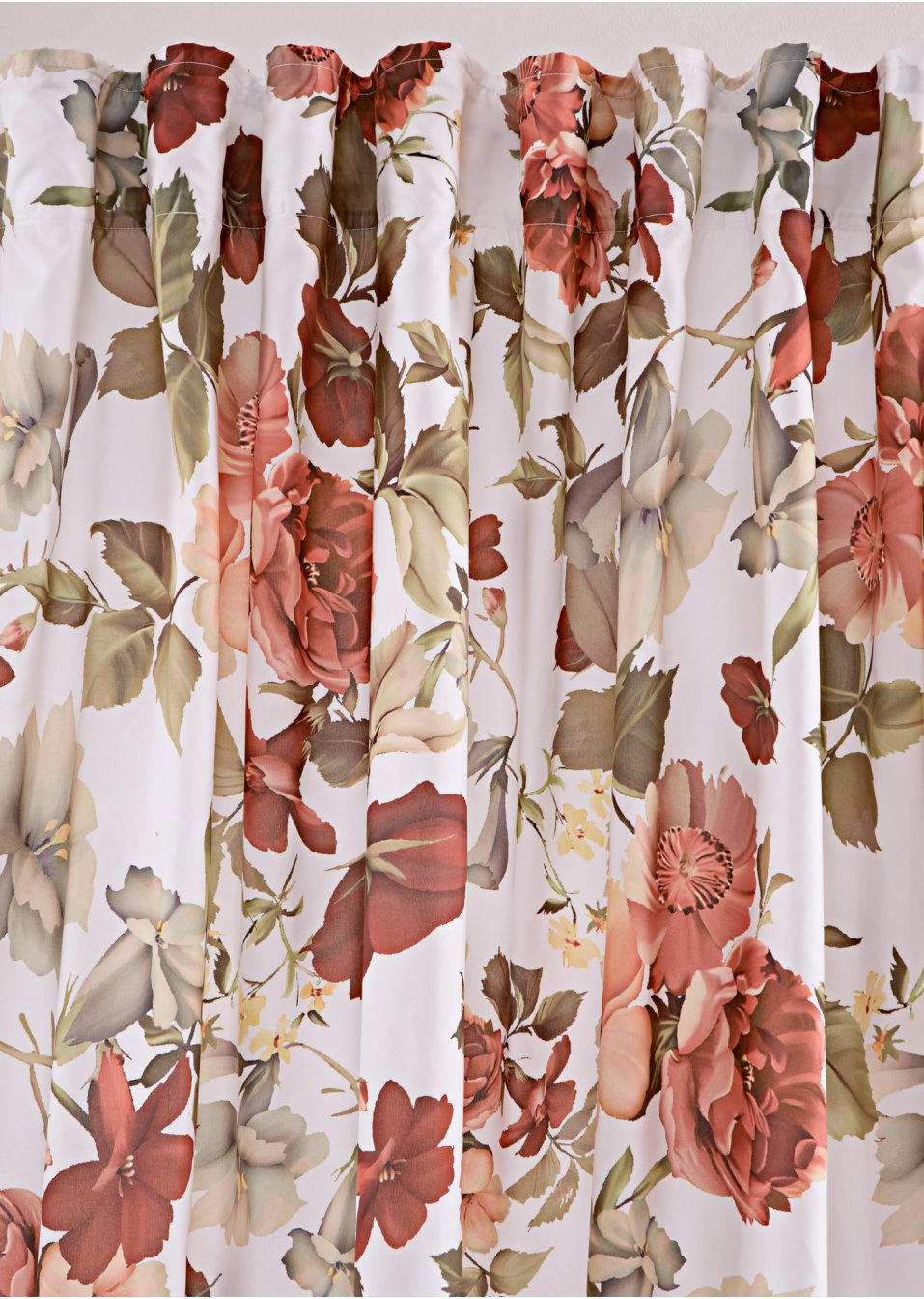 Lot de 2 panneaux microfibre avec imprimé floral