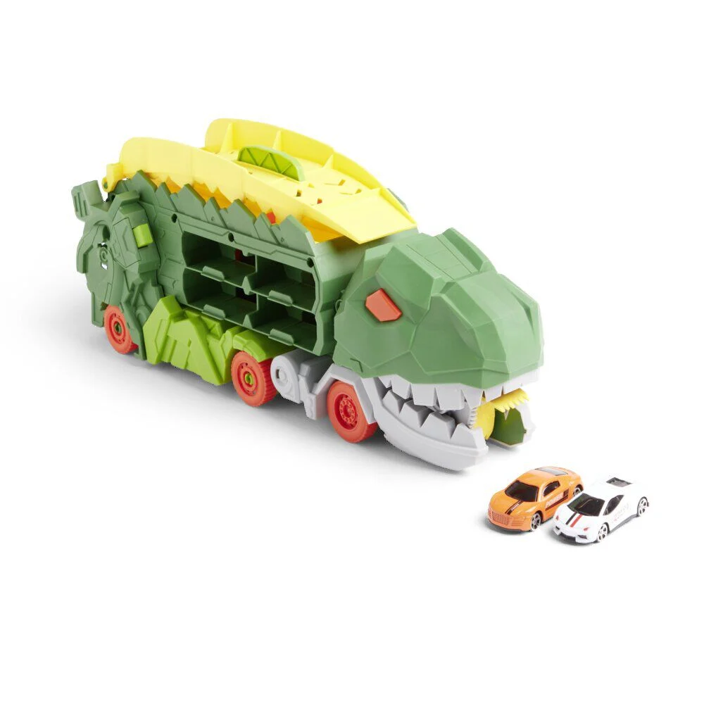 Camion transporteur dinosaure 6en1