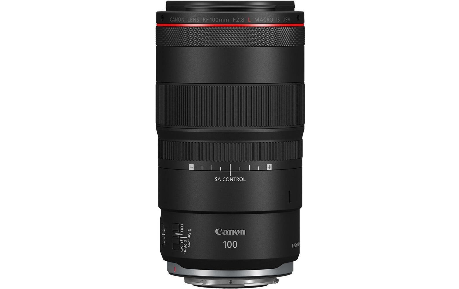 Fotokamera EOS R1 Kit RF 100 mm F/2,8 L Macro IS USM<br>Leistungsstarke Kamera, geeignet für Sport-, Nachrichten- und Action-Aufnahmen inklusive Objektiv