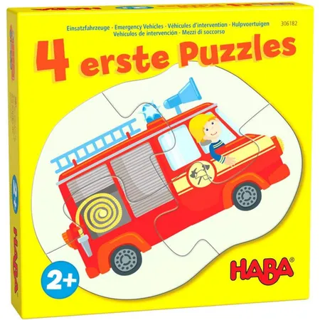HABA 306182 4 erste Puzzles Einsatzfahrzeuge